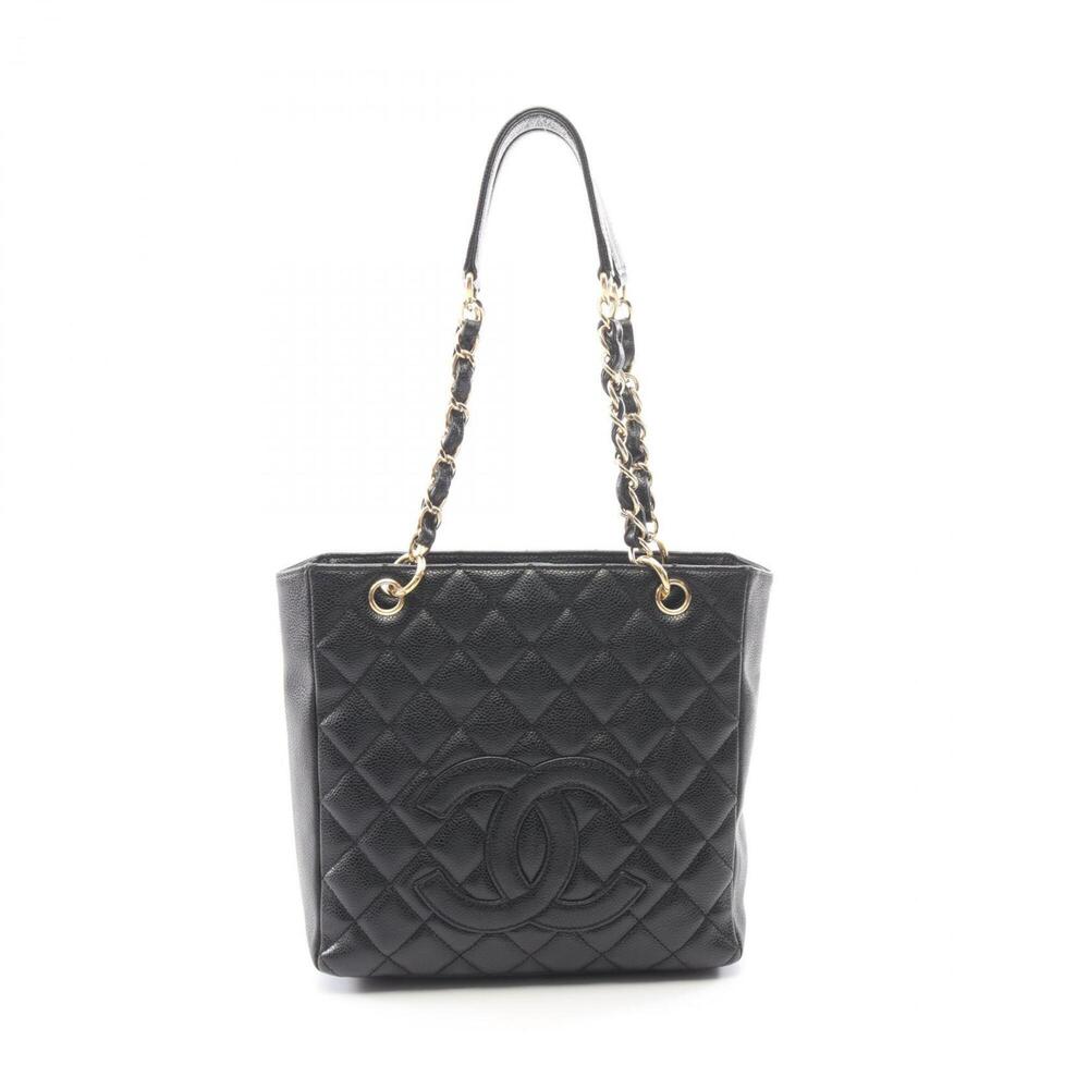 Chanel Matelassé PST Tote Bag Handbag, Caviar Leather (Grained Calfskin), Wom...